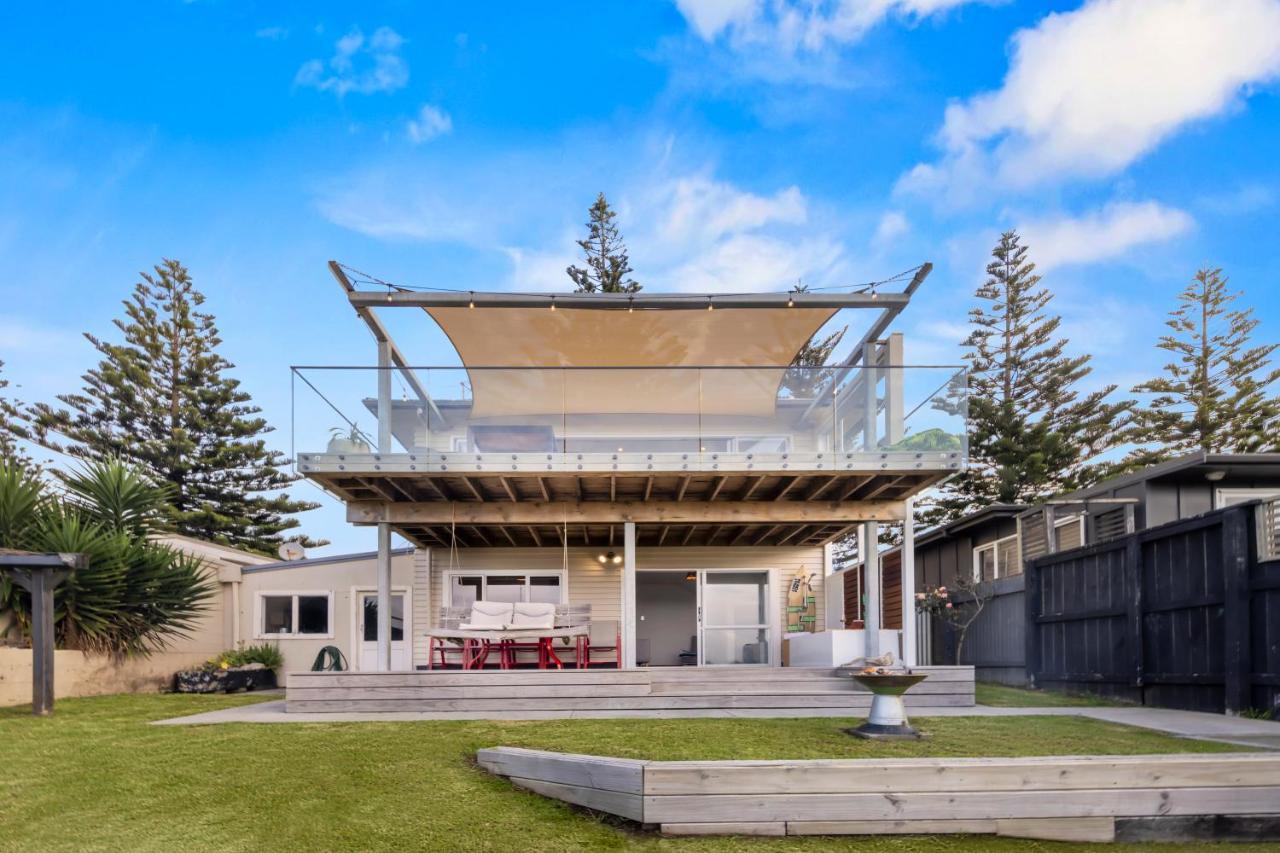 Villa Taranaki Beach House - Great Sea Views Waitara Exterior foto